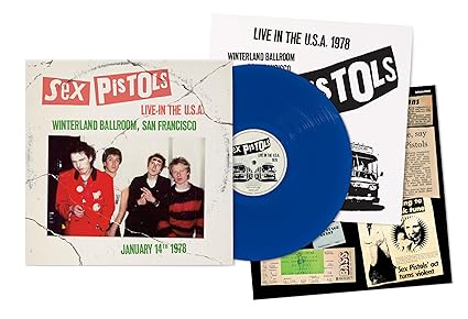 Live In The U.S.A 1978 – San Francisco 14th January 1978 San Francisco, Winterland Azul - Sex Pistols | VinylStation Radio
