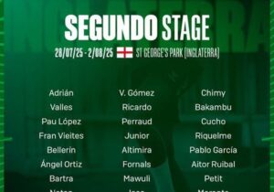 Un contratiempo de última hora deja a un jugador del Betis en tierra