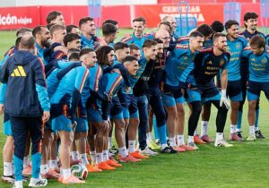 ¿Qué hacía aquella leyenda en el entrenamiento de la selección?
